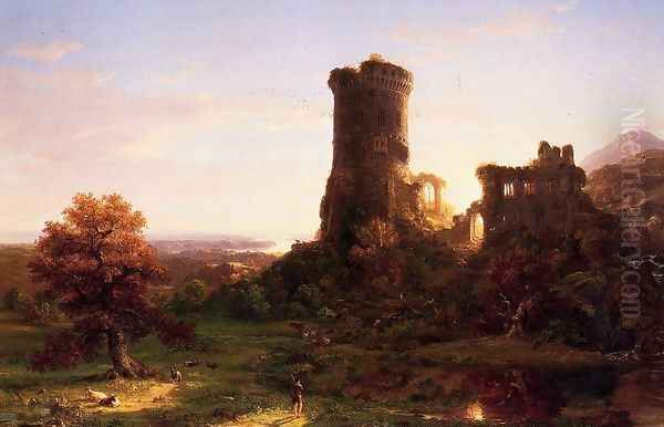 The Present Oil Painting by Thomas Cole