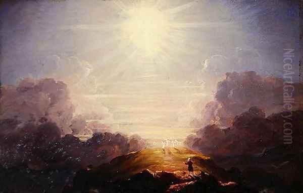 Study for the Cross and the World, c.1846 Oil Painting by Thomas Cole