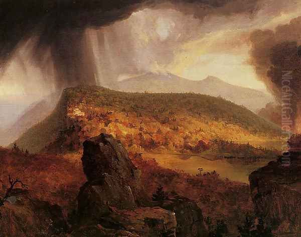 Catskill Mountain House: The Four Elements Oil Painting by Thomas Cole