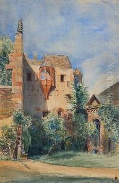 Heidelberg Oil Painting by Charles Lock Eastlake