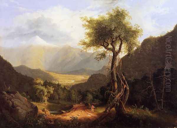 View in the White Mountains I Oil Painting by Thomas Cole