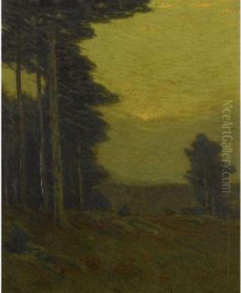 Edge Of The Woods Oil Painting by Charles Warren Eaton