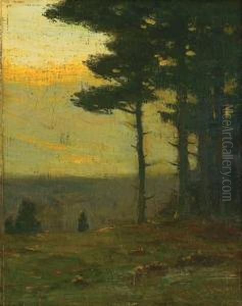 Afterglow Oil Painting by Charles Warren Eaton