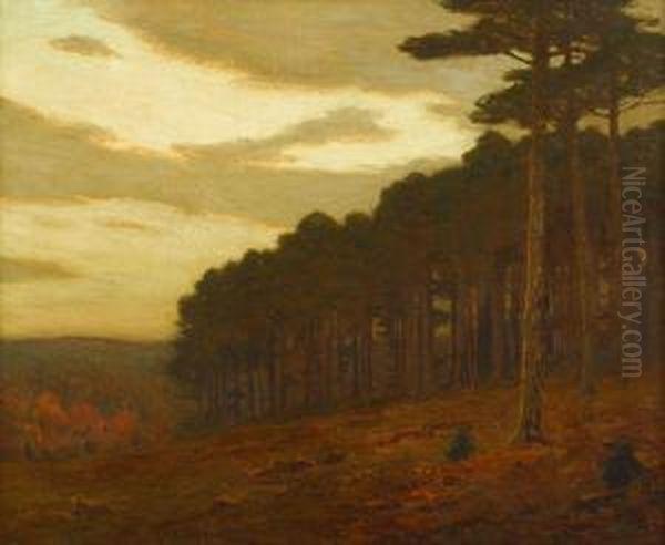 Autumn-new England Oil Painting by Charles Warren Eaton