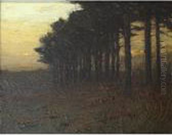 The Pine Grove Oil Painting by Charles Warren Eaton