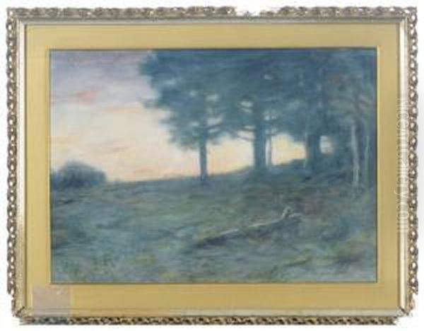 Forest Landscape Oil Painting by Charles Warren Eaton