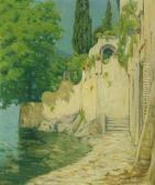 ''water Gate, Vavenna'' by Charles Warren Eaton