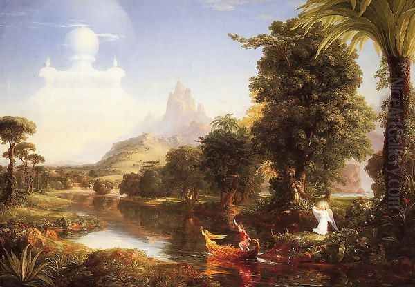 The Voyage of Life: Youth Oil Painting by Thomas Cole