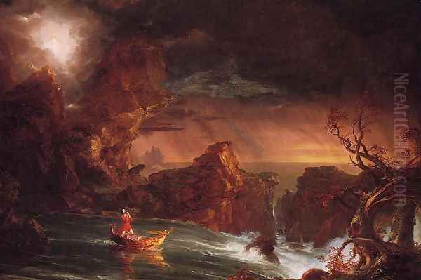 The Voyage of Life: Manhood I Oil Painting by Thomas Cole