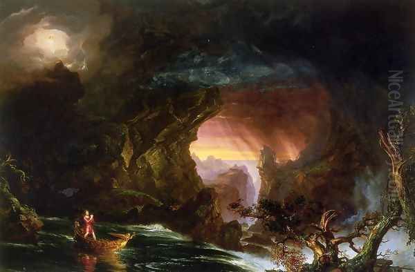 The Voyage of Life: Manhood Oil Painting by Thomas Cole