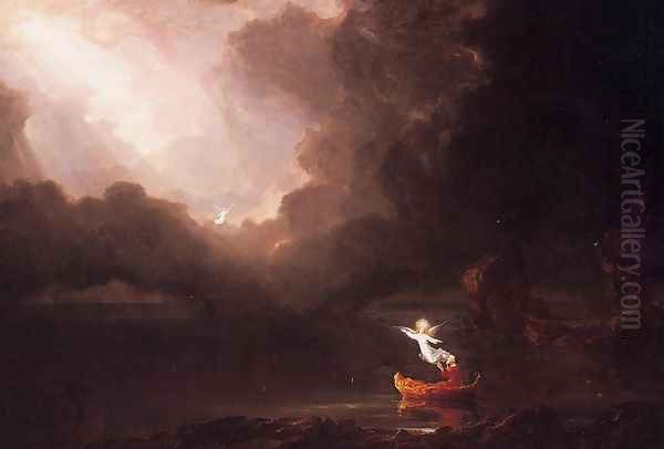 The Voyage of Life: Old Age Oil Painting by Thomas Cole