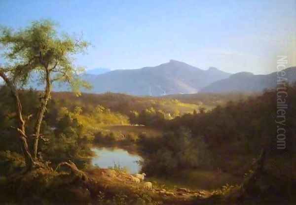 View Near the Village of Catskill Oil Painting by Thomas Cole