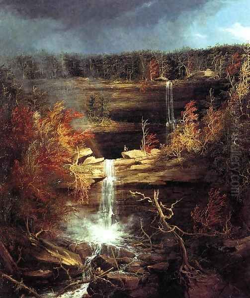 Falls of the Kaaterskill Oil Painting by Thomas Cole