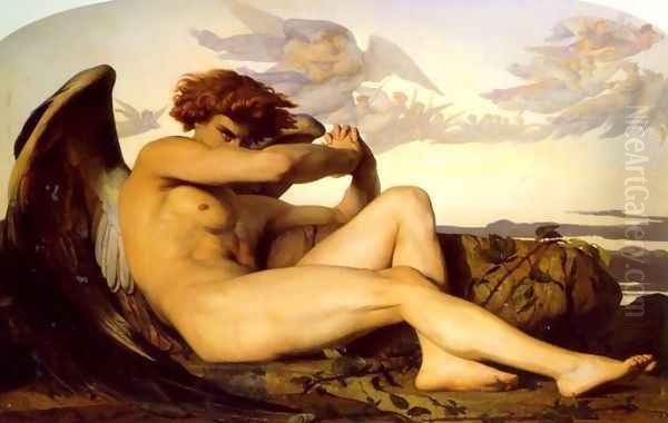 Fallen Angel Oil Painting by Alexandre Cabanel