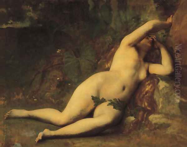 Eve After The Fall Oil Painting by Alexandre Cabanel