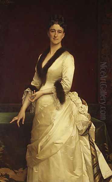 Catharine Lorillard Wolfe (1828-1887) Oil Painting by Alexandre Cabanel