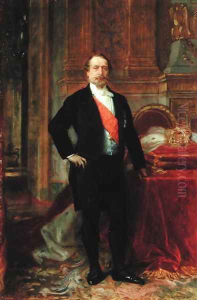 Napoleon III (1808-73) c.1865 Oil Painting by Alexandre Cabanel