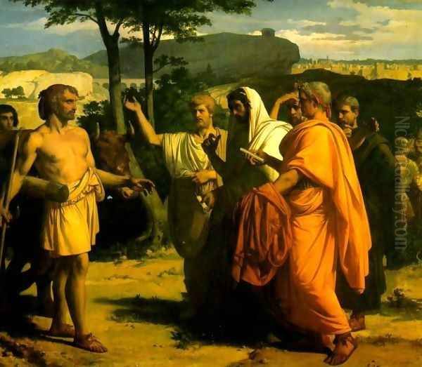 Cincinnatus Receiving Deputies of the Senate Oil Painting by Alexandre Cabanel