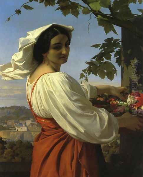 La Chiaruccia Oil Painting by Alexandre Cabanel