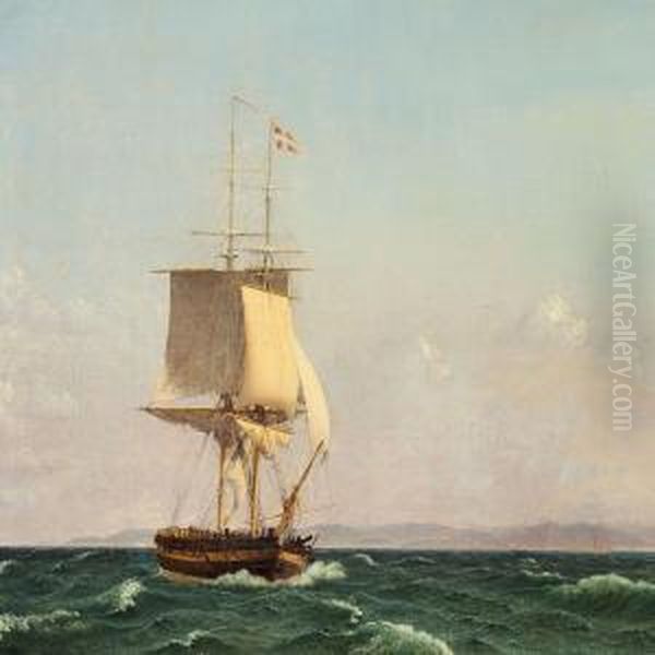 Moen Oil Painting by Christoffer Wilhelm Eckersberg