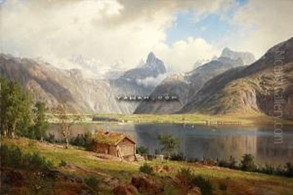 Fra Romsdalen Oil Painting by Johan Frederick Eckersberg