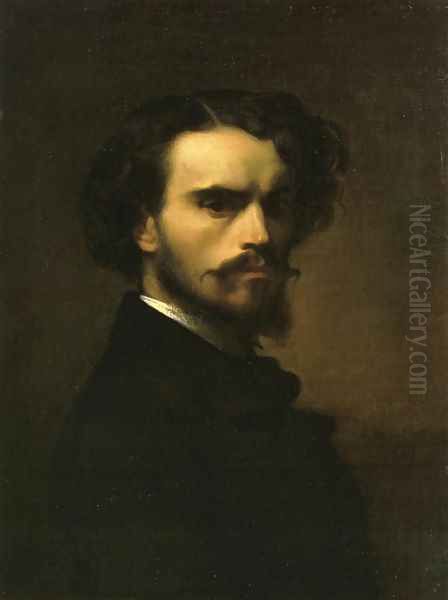 Self Portrait I Oil Painting by Alexandre Cabanel