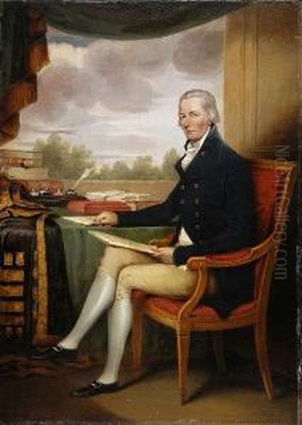 William Pitt The Younger Oil Painting by Henry Edridge