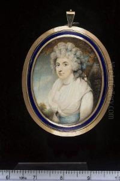 Sarah Anne Oil Painting by Henry Edridge