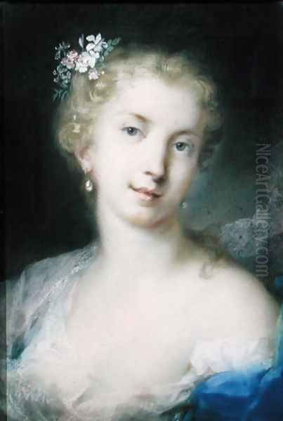 Flora Oil Painting by Rosalba Carriera