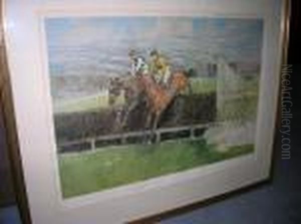 Cheltenham Oil Painting by Lionel Louis Edwards