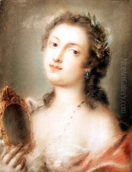 Venus Oil Painting by Rosalba Carriera