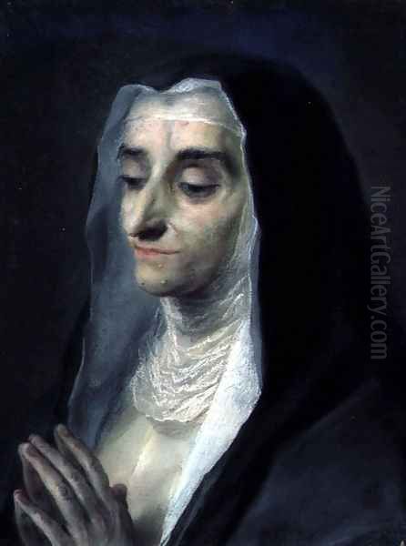 Sister Maria Caterina, 1732 Oil Painting by Rosalba Carriera