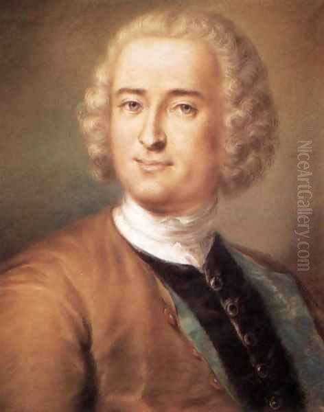 Portrait of a Man 2 Oil Painting by Rosalba Carriera