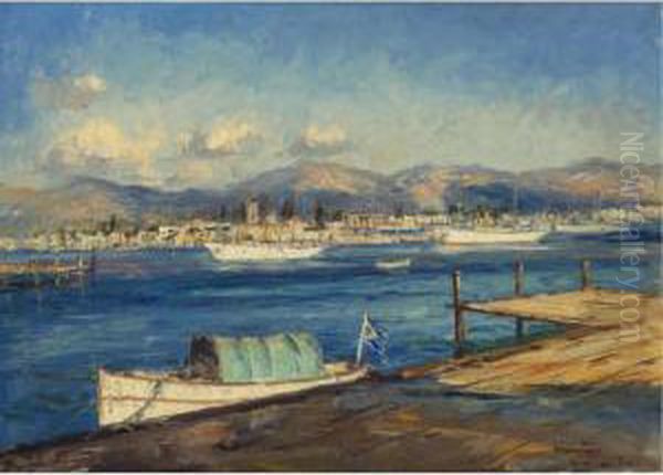 View Of Cienfuegos, Cuba Oil Painting by Mogens Ege