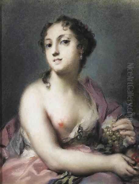 Autumn Oil Painting by Rosalba Carriera