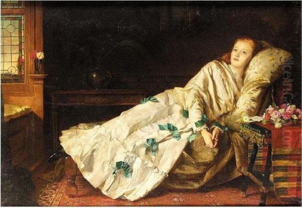 Repose Oil Painting by William Maw Egley