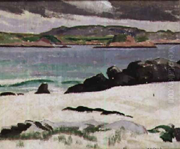 A Deserted Beach, Iona Oil Painting by Francis Campbell Boileau Cadell