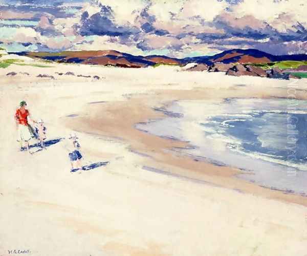 On the Shore, Iona, c.1920s Oil Painting by Francis Campbell Boileau Cadell