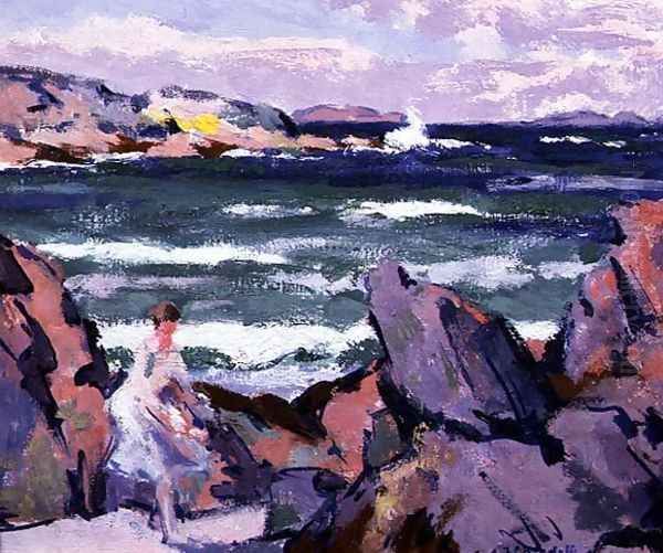 North Wind, Iona Oil Painting by Francis Campbell Boileau Cadell