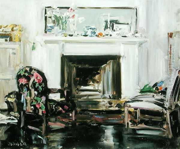 Interior Oil Painting by Francis Campbell Boileau Cadell