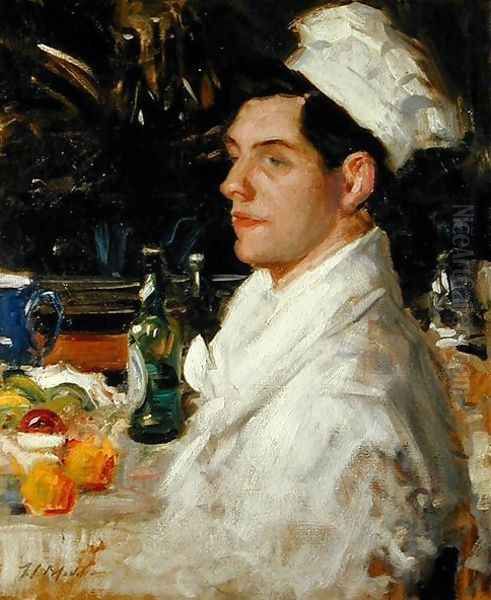 The Chef Oil Painting by Francis Campbell Boileau Cadell