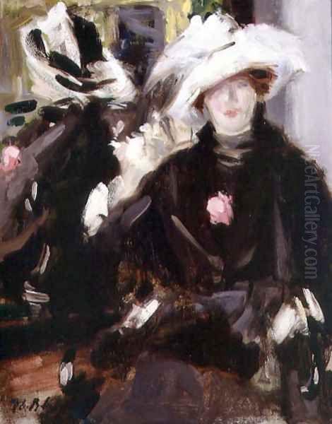 The Feathered Hat Oil Painting by Francis Campbell Boileau Cadell