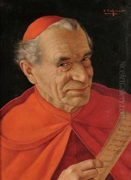 The Cardinal Oil Painting by Erwin Eichinger