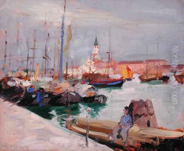 Venice, c.1910 Oil Painting by Francis Campbell Boileau Cadell