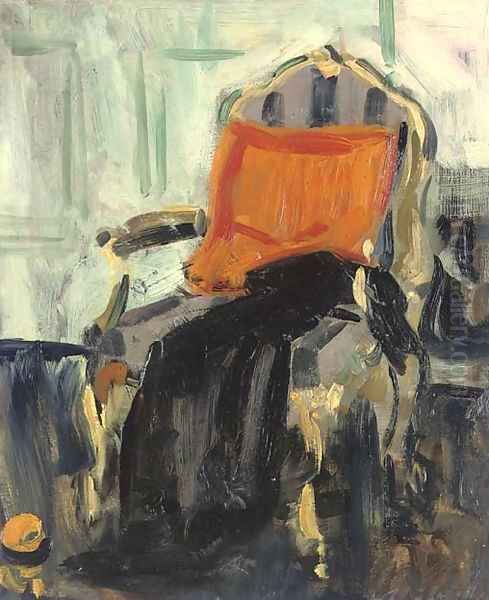 The gilt chair Oil Painting by Francis Campbell Boileau Cadell