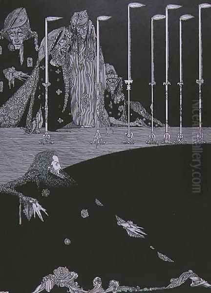 The Pit and the Pendulum, c.1923 Oil Painting by Harry Clarke