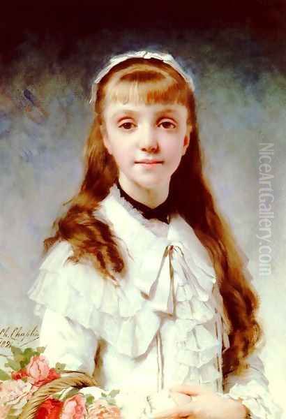 Sweet Innocence Oil Painting by Charles Chaplin