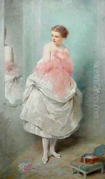 Avant le bal (Before the Ball) Oil Painting by Charles Chaplin