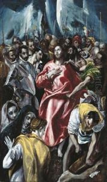 The Espolio Oil Painting by El Greco (Domenikos Theotokopoulos)