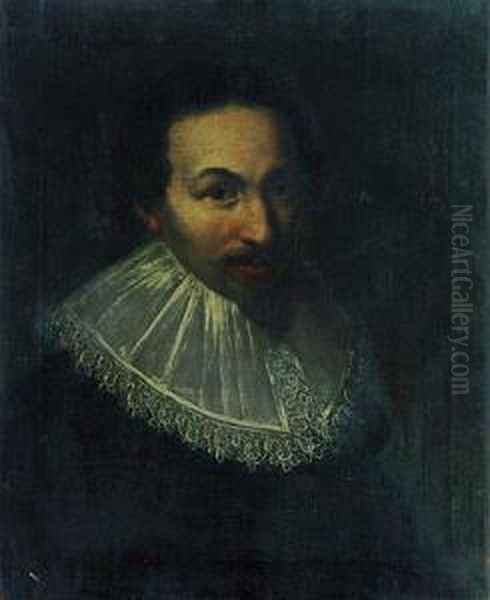 Portret Mezczyzny, L 20-te Lub 30-te Xviiw. Oil Painting by Nicolaes (Pickenoy) Eliasz